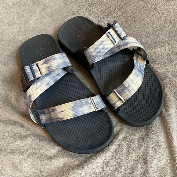 Chaco Chillos Slide Tie Dye Sandals Men Size 7 - Picture 1 of 7